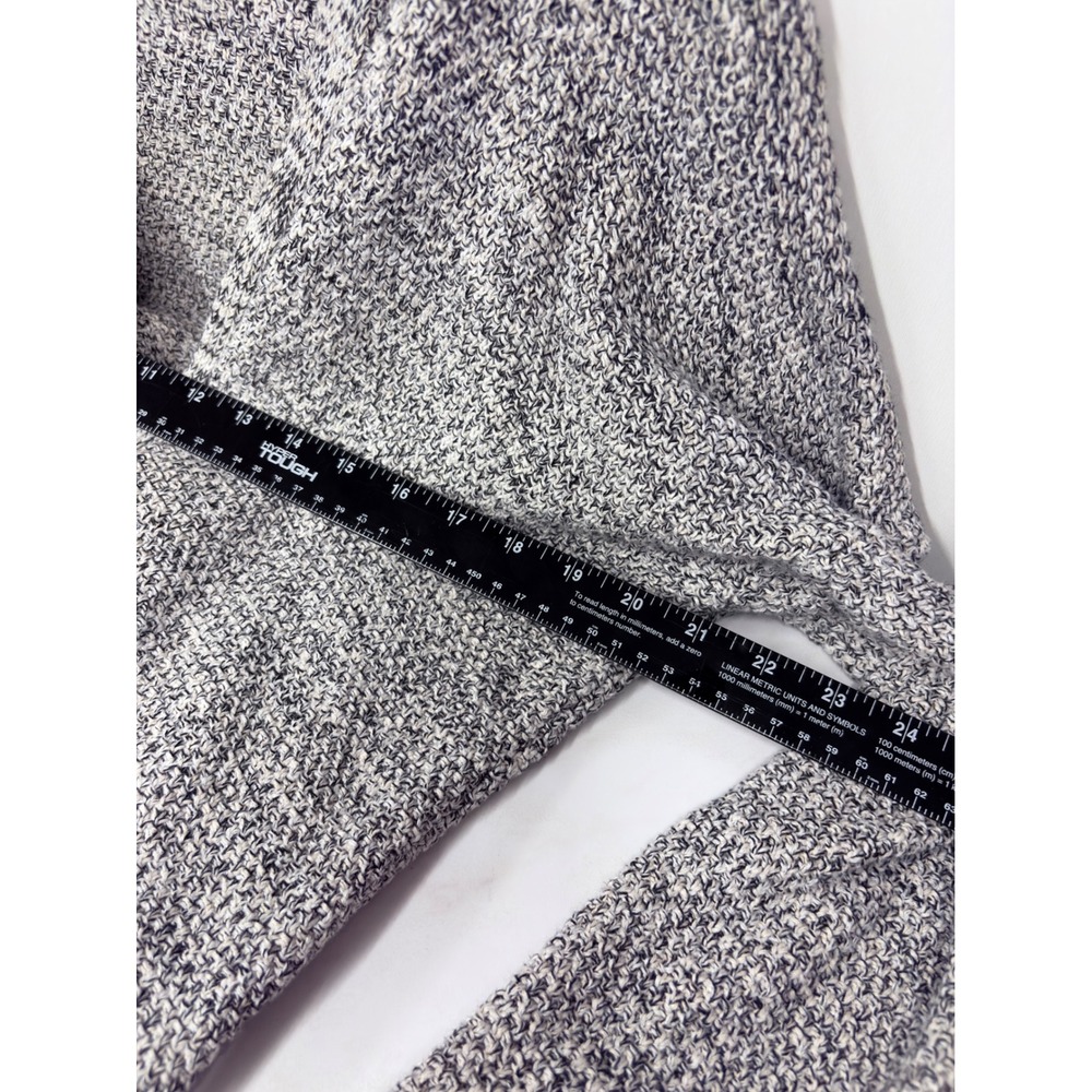 Grannycore Minimalist Marled Knit Cardigan Open Cotton Gap Women L Gray Cozy - Picture 10 of 10